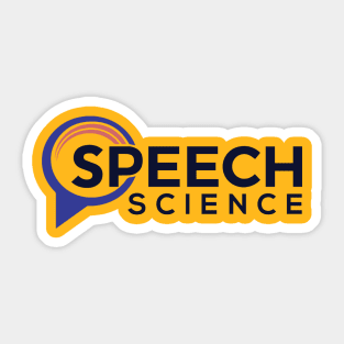 Original Speech Science Logo Sticker